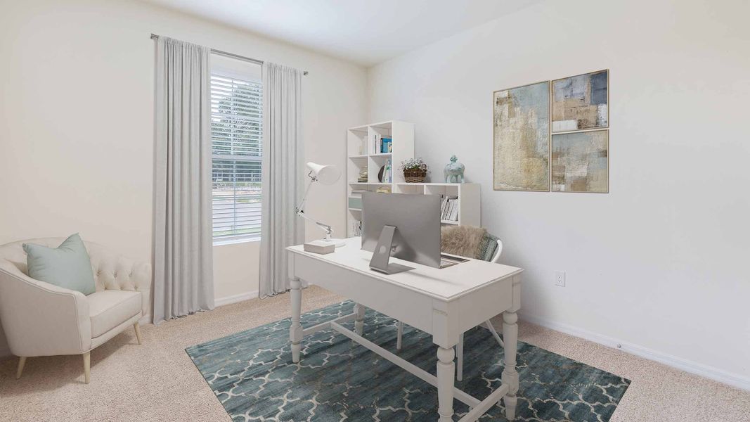 Furnished interior view inside a new home in Farm at Varrea, Plant City (Image 12).