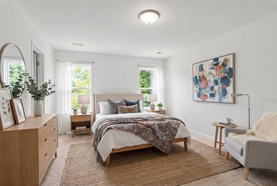 Furnished interior view inside a new home in East Main Townes, Spartanburg (Image 14).