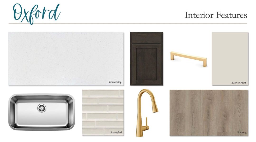 Sample of building materials used in homes in The Cottages at La Cima, San Marcos (Image 9).