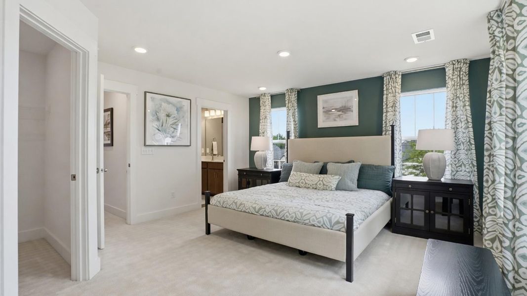 Furnished interior view inside a new home in Anna's Pointe, Simpsonville (Image 19).