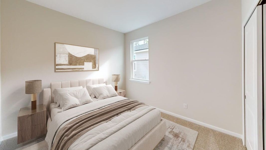 Furnished interior view inside a new home in RiverTown - Forest, St. Johns (Image 7).