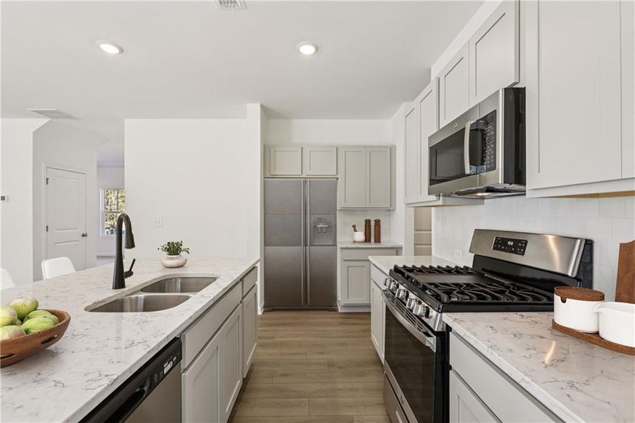 Furnished interior view inside a new home in , Locust Grove (Image 14).