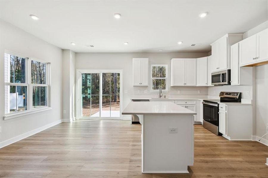 Furnished interior view inside a new home in Crescent Cove, Summerville (Image 2).