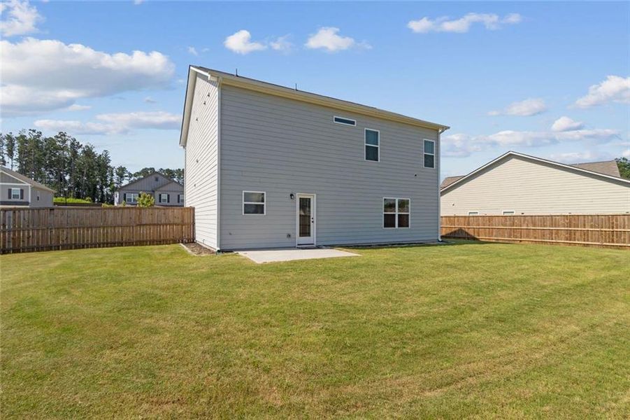 Exterior details and patio area of a home in Waterside at Riverwalk, Bethlehem (Image 26). Exterior details and patio area of a home in Waterside at Riverwalk, Bethlehem (Image 26).