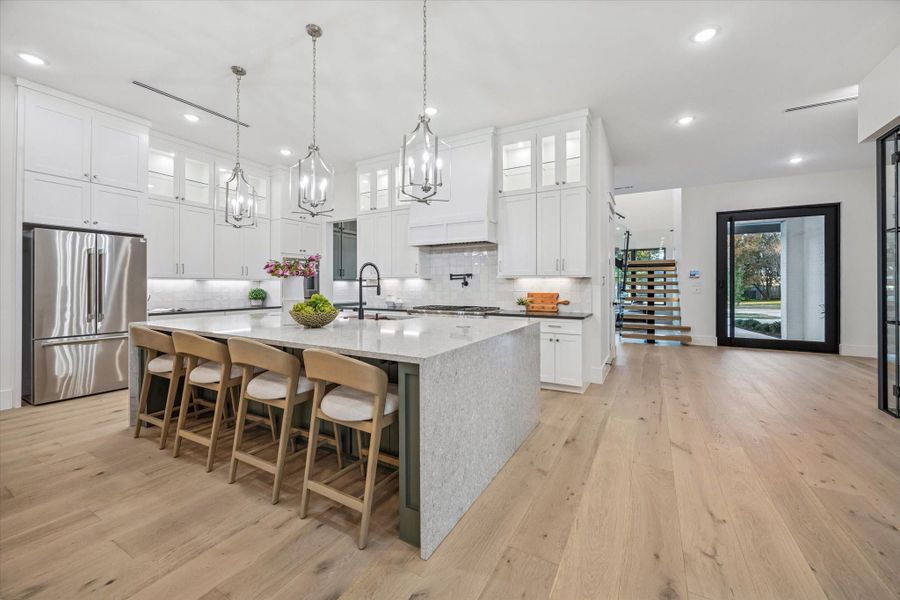 Furnished interior view inside a new home in , Houston (Image 9).