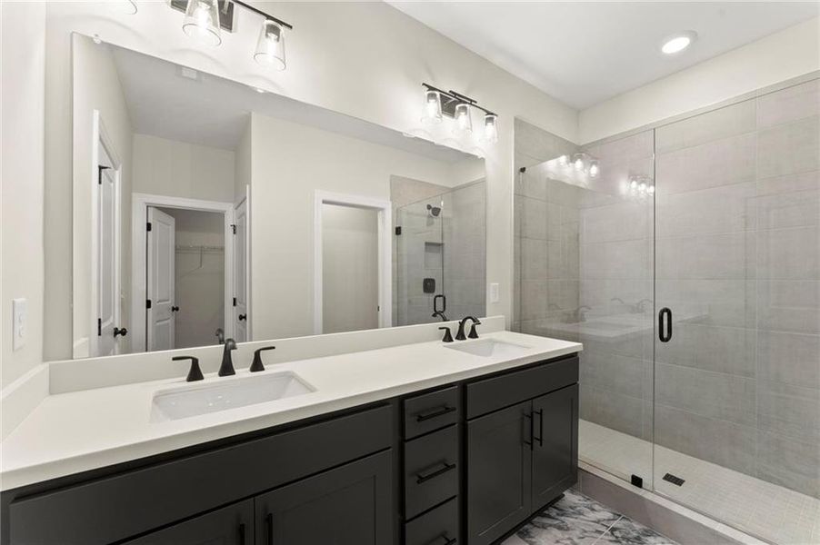 Furnished interior view inside a new home in West Highlands, Atlanta (Image 8). Furnished interior view inside a new home in West Highlands, Atlanta (Image 8).