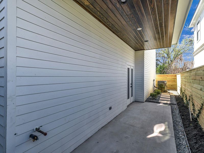 Exterior details and patio area of a home in , Houston (Image 28). Exterior details and patio area of a home in , Houston (Image 28).