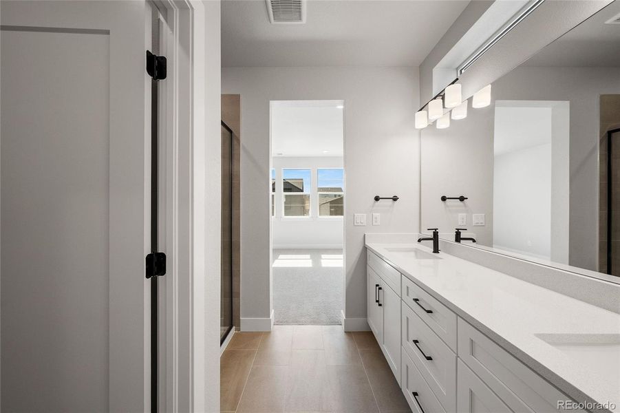 Furnished interior view inside a new home in , Littleton (Image 10).