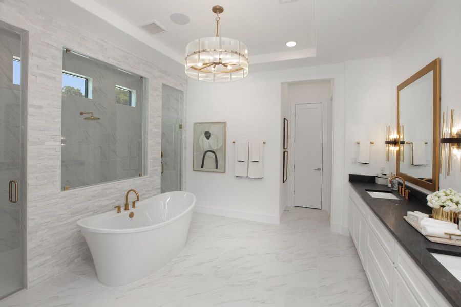 Furnished interior view inside a new home in , Georgetown (Image 26).