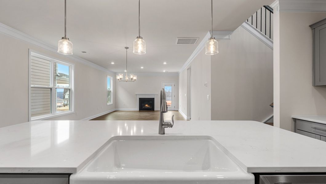 Furnished interior view inside a new home in Adams Glen, Greenville (Image 9).