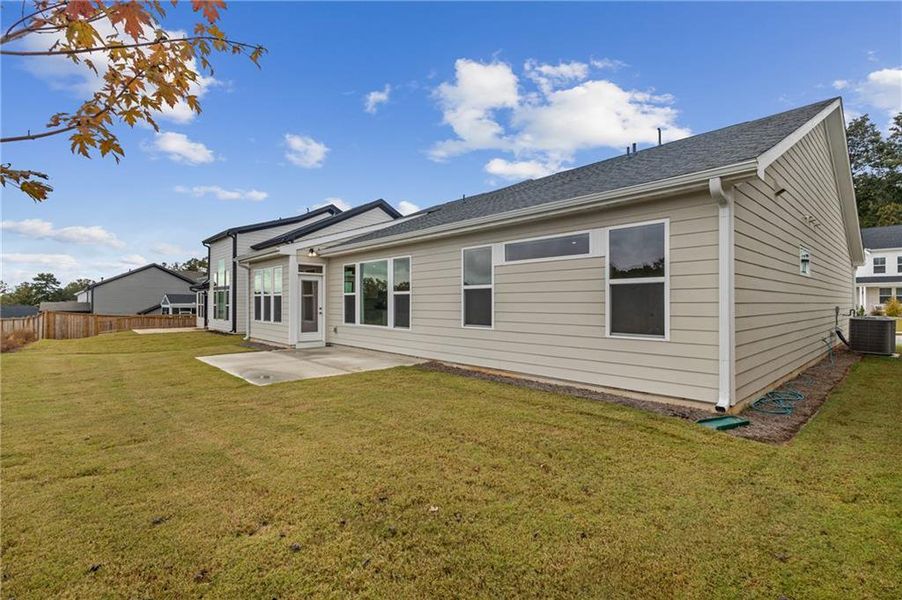 Exterior details and patio area of a home in , Braselton (Image 2). Exterior details and patio area of a home in , Braselton (Image 2).