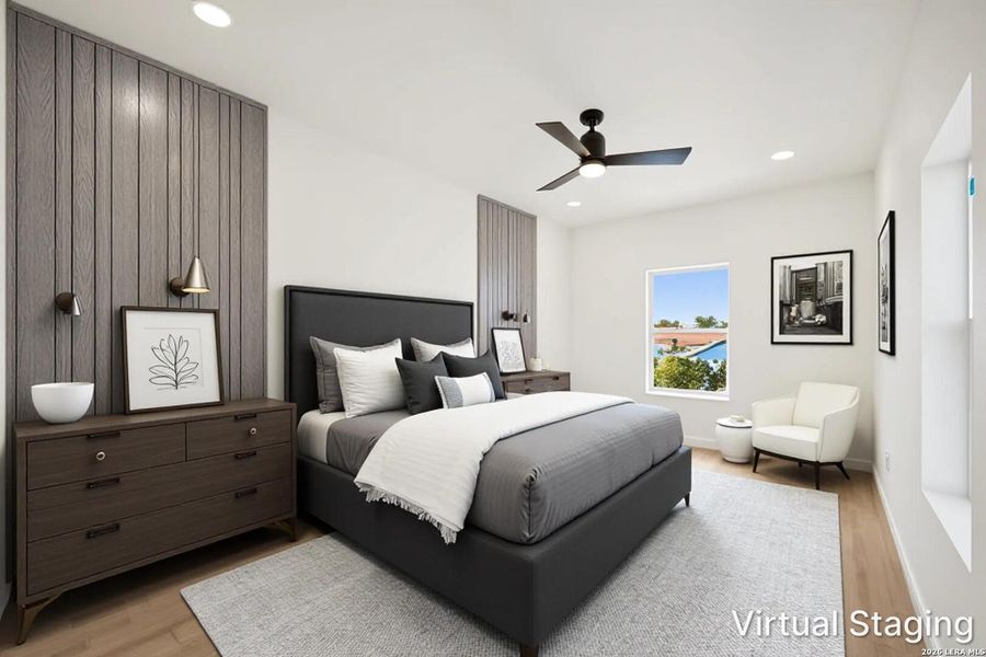 Furnished interior view inside a new home in , San Antonio (Image 13).
