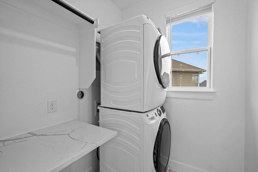 Furnished interior view inside a new home in , Katy (Image 13).