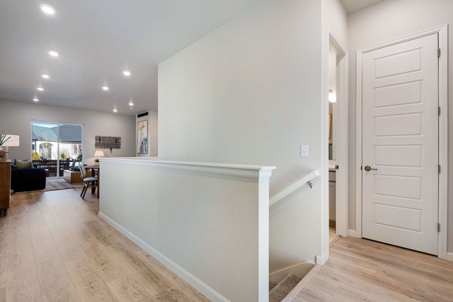 Representative furnished interior of a home built from the 3405 by Tri Pointe Homes in Westside Crossing, Berthoud (Image 43).