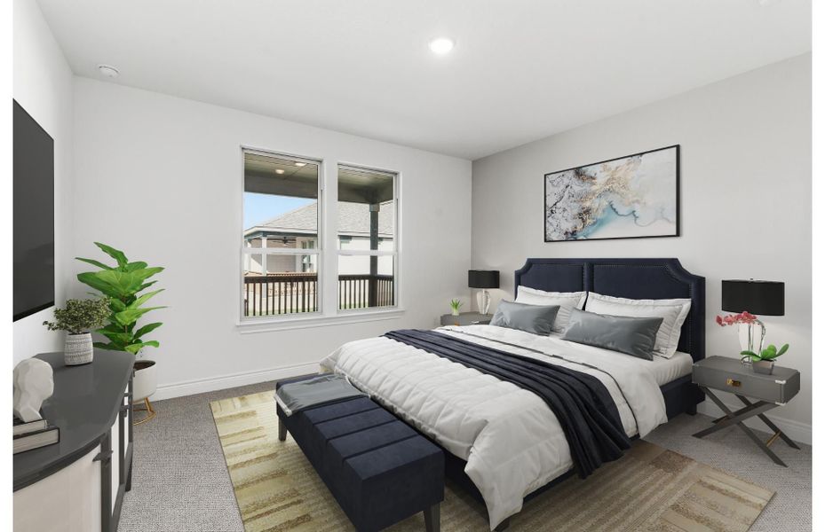 Furnished interior view inside a new home in Del Webb New Braunfels at Veramendi, New Braunfels (Image 5).
