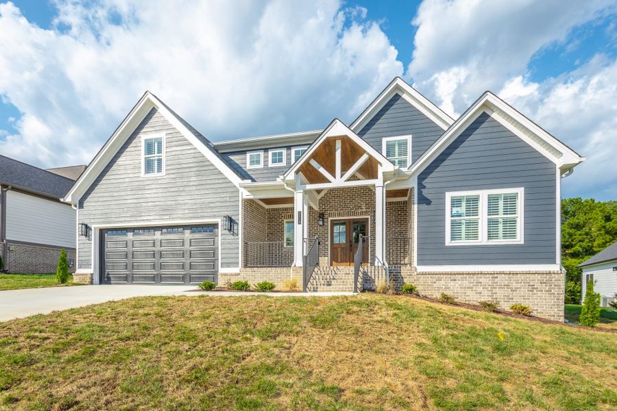 Representative exterior photo of a completed home built from the Autumnbrook C by Riverstone Construction, LLC in Pine Ridge, Soddy-Daisy, TN (Image 20).