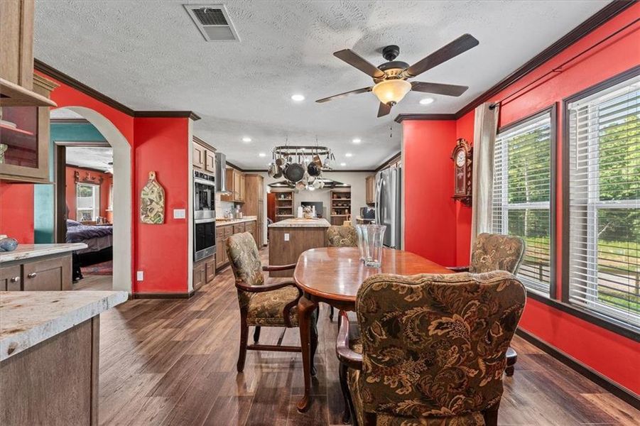 Furnished interior view inside a new home in , Washington (Image 3).
