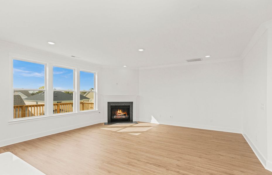 Spacious, unfurnished interior of a new home in Durham Farms, Hendersonville (Image 45).