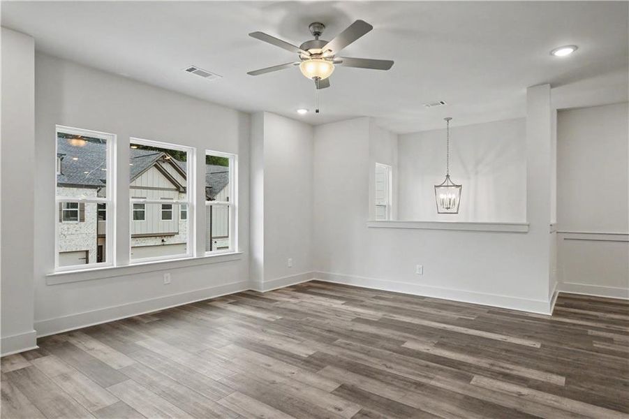 Spacious, unfurnished interior of a new home in , Norcross (Image 18). Spacious, unfurnished interior of a new home in , Norcross (Image 18).