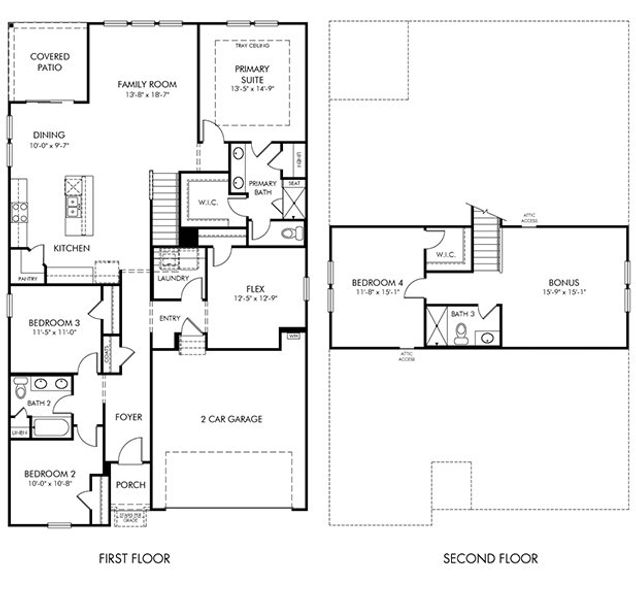 2D floor plan layout for the Northbrook by Meritage Homes in Creekside Point, Little River, SC (Image 8). 2D floor plan layout for the Northbrook by Meritage Homes in Creekside Point, Little River, SC (Image 8).