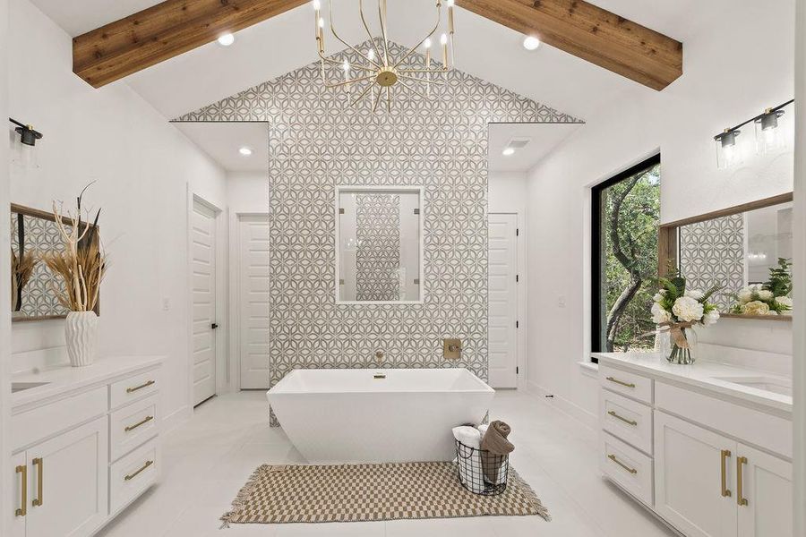 Furnished interior view inside a new home in , Canyon Lake (Image 9). Furnished interior view inside a new home in , Canyon Lake (Image 9).