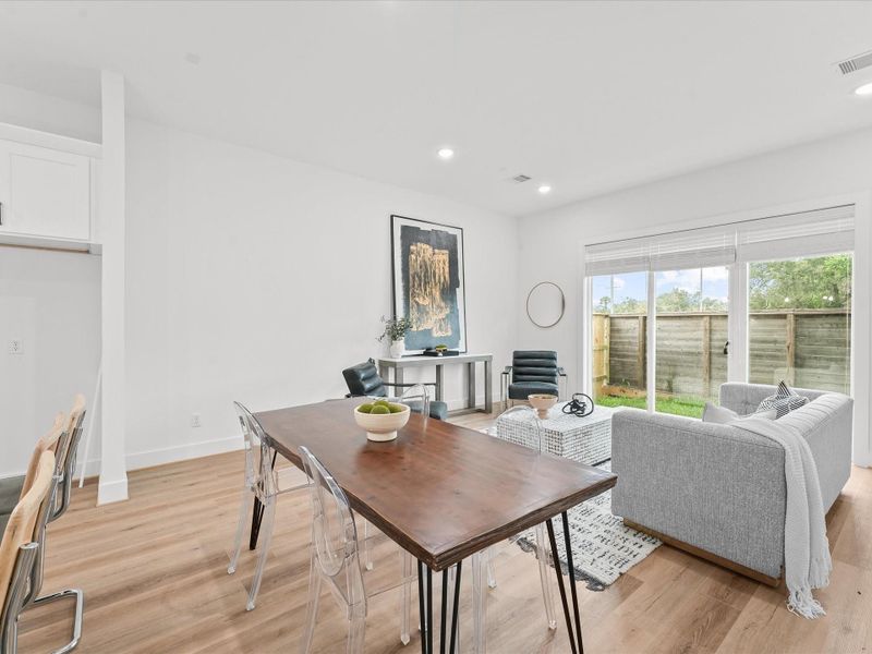 Furnished interior view inside a new home in , Houston (Image 12). Furnished interior view inside a new home in , Houston (Image 12).