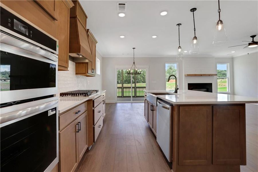 Furnished interior view inside a new home in Twin Lakes, Hoschton (Image 16). Furnished interior view inside a new home in Twin Lakes, Hoschton (Image 16).