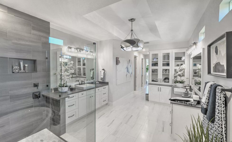 Furnished interior view inside a new home in West Hill Estates, Dade City (Image 18). Furnished interior view inside a new home in West Hill Estates, Dade City (Image 18).