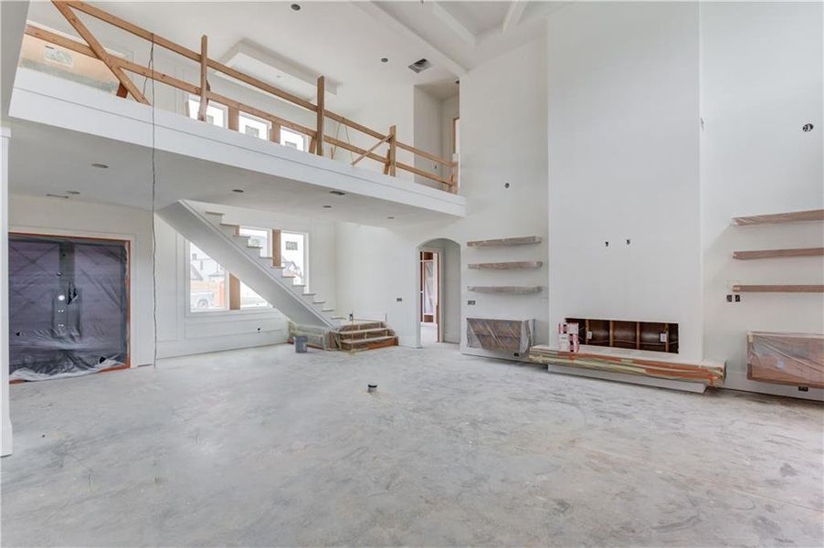 In-progress construction of a new home in , Buford, GA (Image 38).