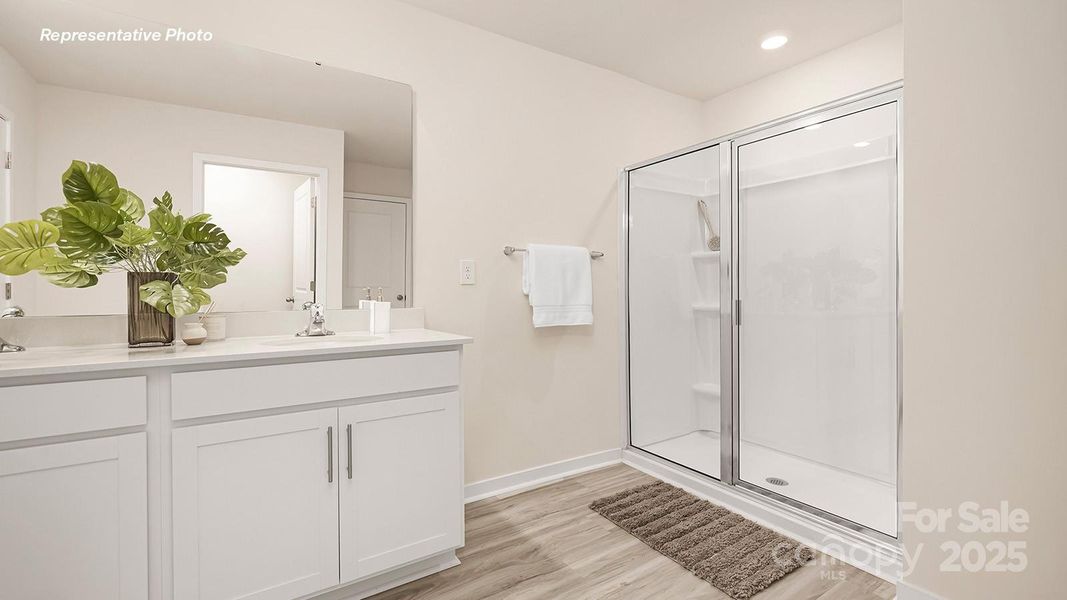 Furnished interior view inside a new home in Cardinal Creek, Charlotte (Image 12).