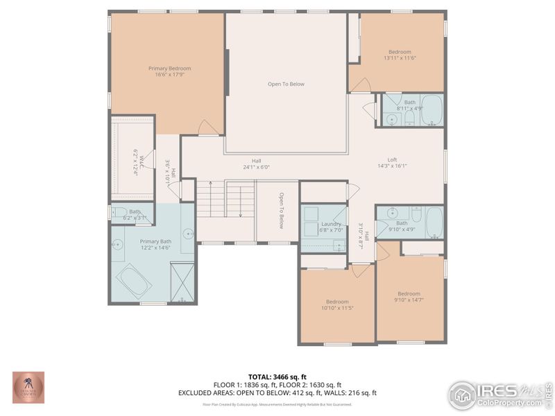 2D floor plan layout of this home in Morgan Hill, Erie, CO (Image 3).