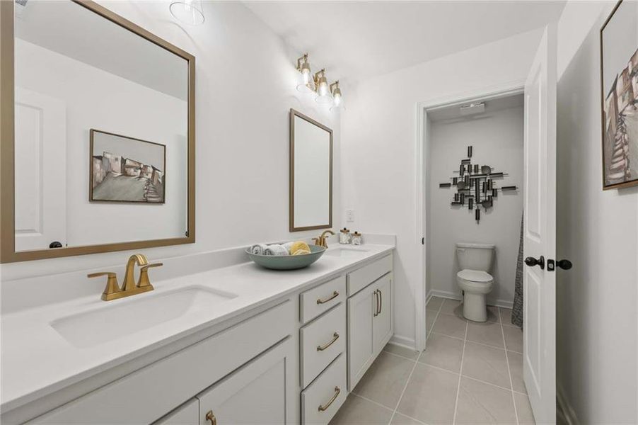 Furnished interior view inside a new home in Arbors at Richland Creek, Buford (Image 28).