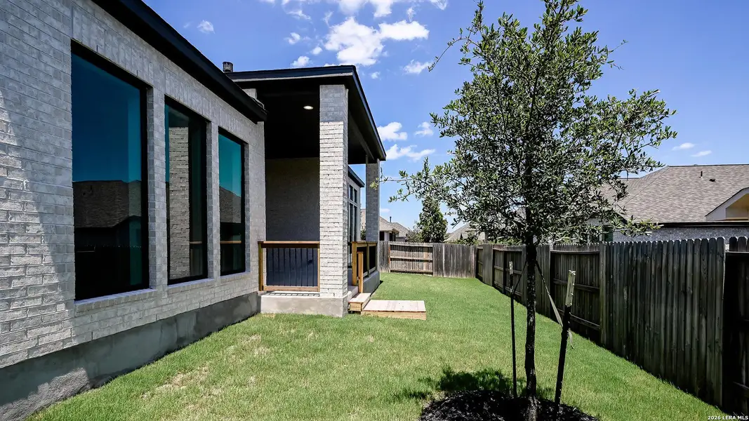 Exterior details and patio area of a home in Veramendi, New Braunfels (Image 19).