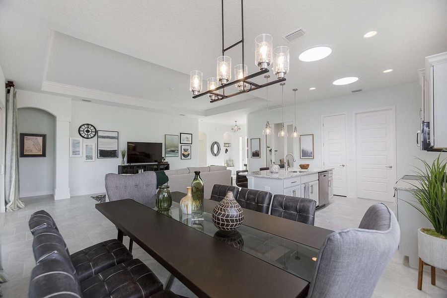 Representative furnished interior of a home built from the Birkdale by Paytas Homes in The Reserve at Victoria, Deland (Image 9).