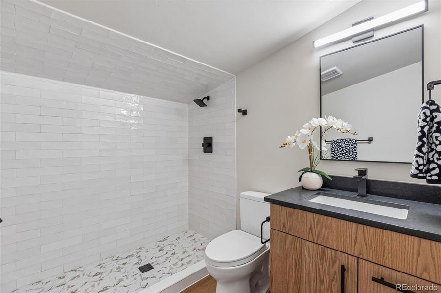 Furnished interior view inside a new home in , Denver (Image 33).