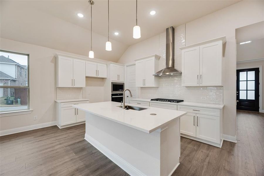 Furnished interior view inside a new home in Villages of Creekwood, Frisco (Image 7).