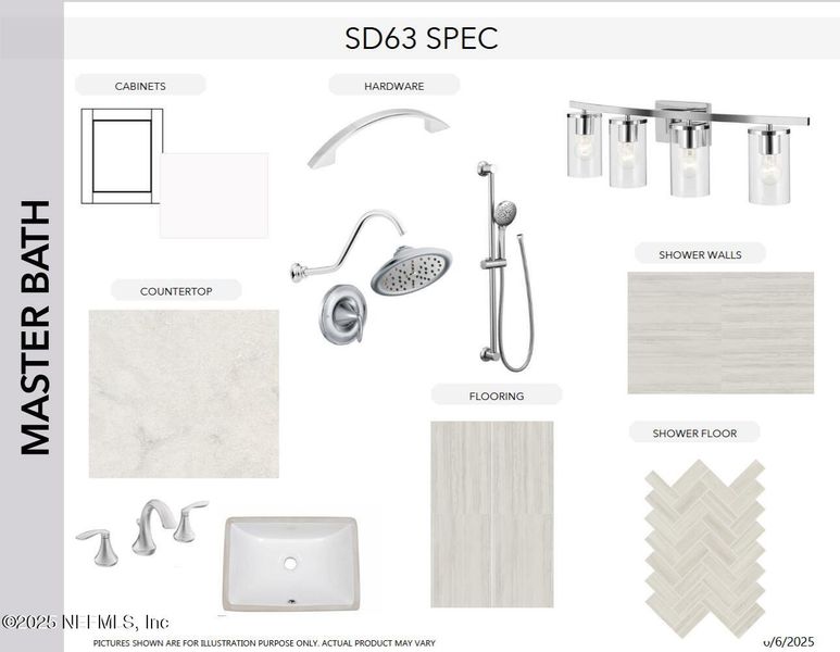 Sample of building materials used in homes in SilverLeaf, St. Augustine (Image 14).