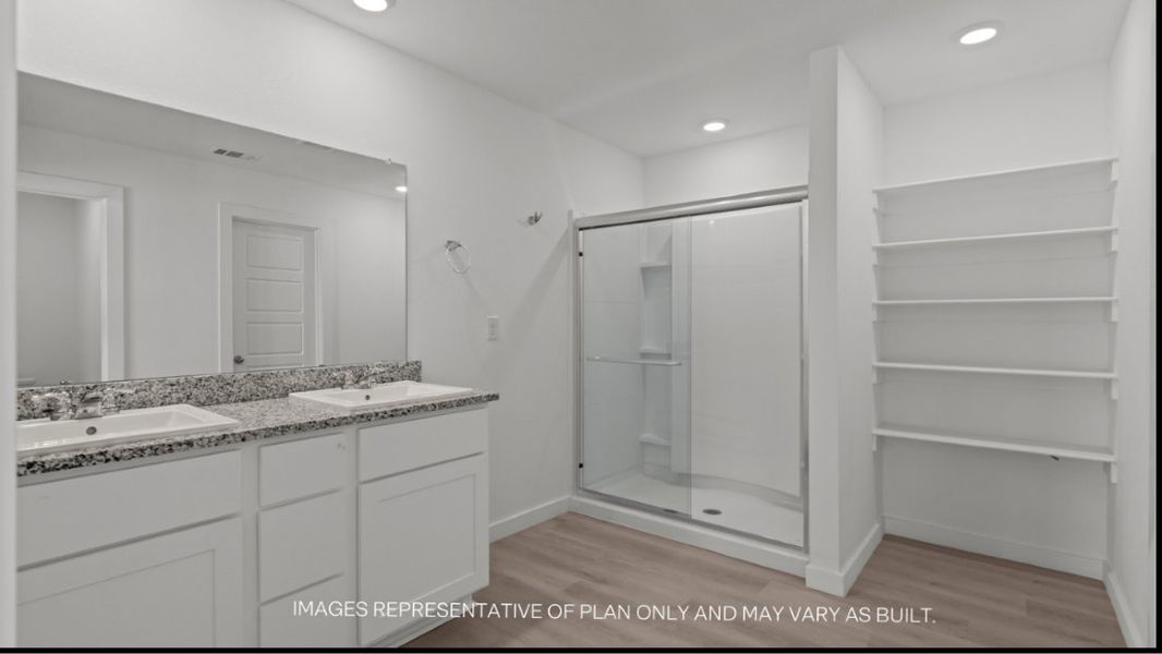 Furnished interior view inside a new home in Overlook West, Wolfforth (Image 4).