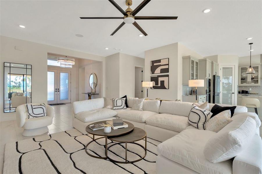 Furnished interior view inside a new home in Biscayne Landing at Seaire, Parrish (Image 5).