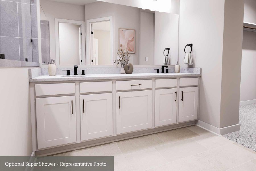 Representative furnished interior of a home built from the The Harlingen by David Weekley Homes in The Grand Prairie - Meadow Collection, Hockley (Image 4).