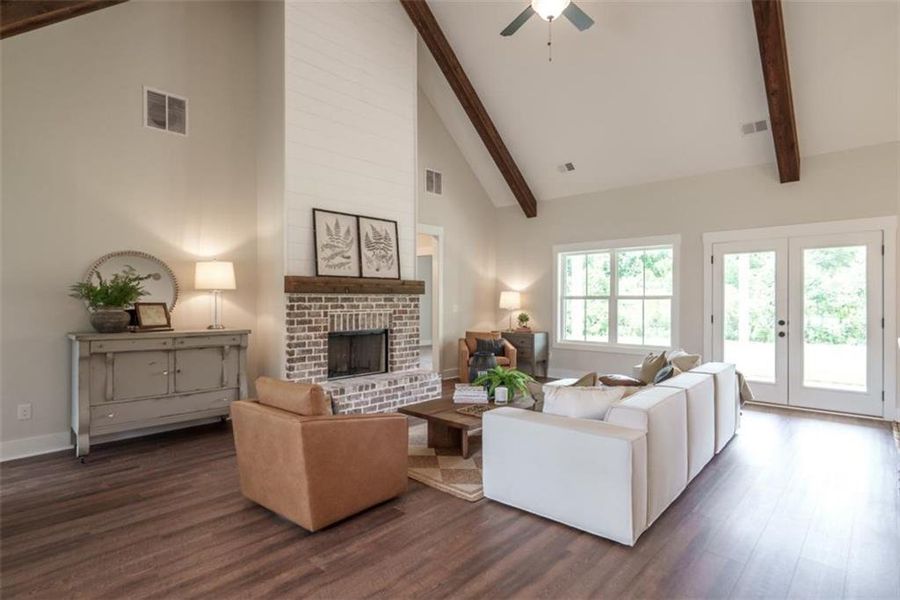 Furnished interior view inside a new home in , Social Circle (Image 19).