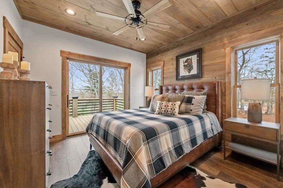 Furnished interior view inside a new home in , Blue Ridge (Image 20).