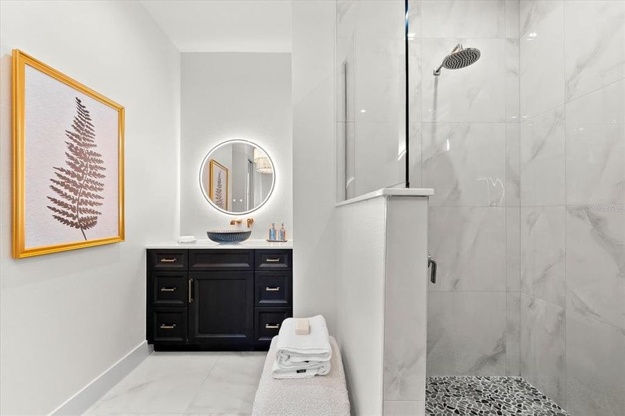 Furnished interior view inside a new home in , Port Charlotte (Image 45).