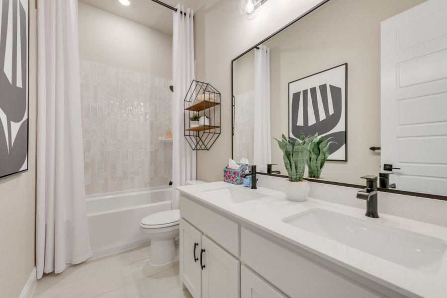 Representative furnished interior of a home built from the Concept 2978 by Landsea Homes in Pecan Acres, Red Oak (Image 18).