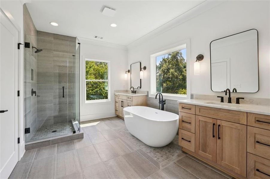 Furnished interior view inside a new home in , Brookhaven (Image 14).