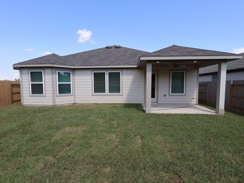 Exterior details and patio area of a home in Ambrose, La Marque (Image 4). Exterior details and patio area of a home in Ambrose, La Marque (Image 4).