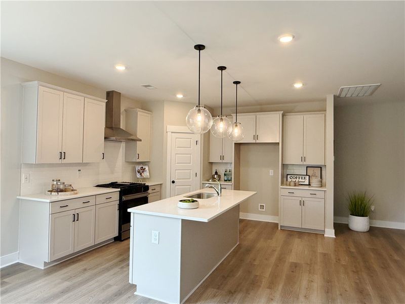 Furnished interior view inside a new home in Walker's Pointe, Anderson (Image 11).