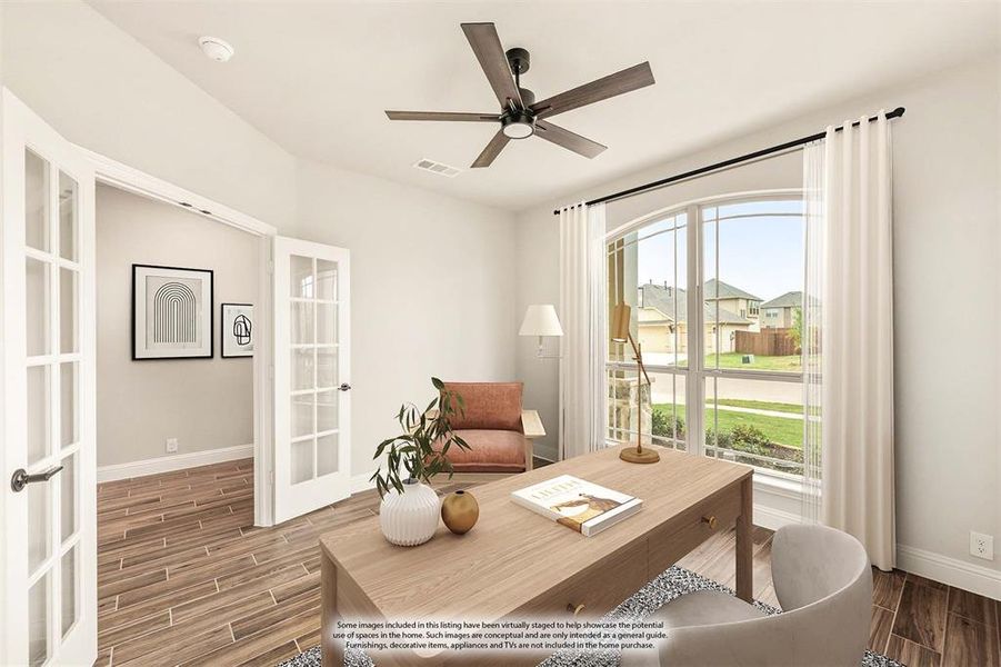 Furnished interior view inside a new home in Hampton Park, Glenn Heights (Image 16).
