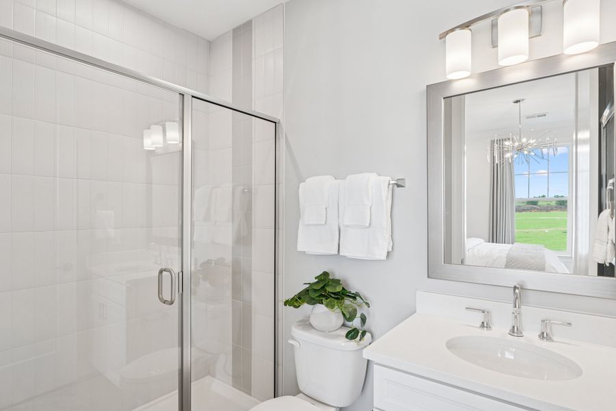 Representative furnished interior of a home built from the Poplar Ridge by Tri Pointe Homes in Altis At Serenity, Fuquay Varina (Image 17).