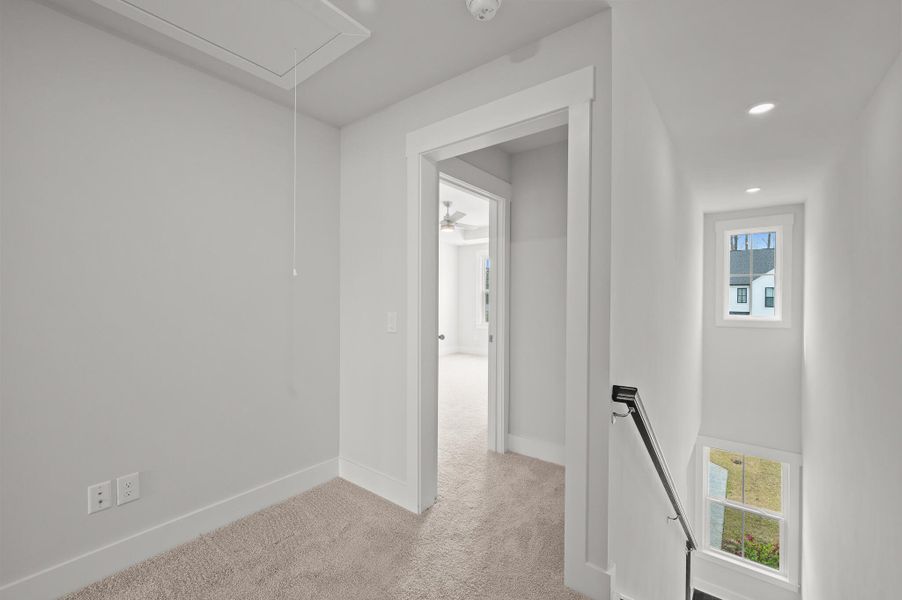 Photo is of a similar home